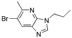 6-BROMO-5-METHYL-3-PROPYL-3H-IMIDAZO[4,5-B]PYRIDINE Struktur