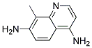 8-METHYL-QUINOLINE-4,7-DIAMINE Struktur