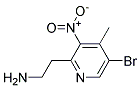 (5-BROMO-4-METHYL-3-NITRO-PYRIDIN-2-YL)-ETHYL-AMINE Struktur