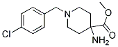 METHYL 4-AMINO-1-(4-CHLOROBENZYL)PIPERIDINE-4-CARBOXYLATE Struktur