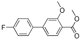 4'-FLUORO-3-METHOXY-BIPHENYL-4-CARBOXYLIC ACID METHYL ESTER Struktur