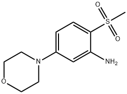 2-METHYLSULFONYL-5-(MORPHOLIN-4-YL)ANILINE Struktur