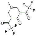 3,5-BIS(TRIFLUOROACETYL)-1-METHYLPIPERIDIN-4-ONE Struktur