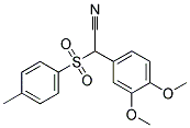 (3,4-DIMETHOXYPHENYL)[(4-METHYLPHENYL)SULPHONYL]ACETONITRILE Struktur