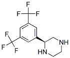 (S)-2-(3,5-BIS-TRIFLUOROMETHYL-PHENYL)-PIPERAZINE Struktur