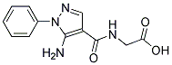 [[(5-AMINO-1-PHENYL-1H-PYRAZOL-4-YL)CARBONYL]AMINO]ACETIC ACID Struktur