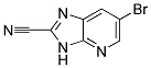 6-BROMO-3H-IMIDAZO[4,5-B]PYRIDINE-2-CARBONITRILE Struktur