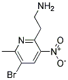 (5-BROMO-6-METHYL-3-NITRO-PYRIDIN-2-YL)-ETHYL-AMINE Struktur