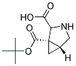 BOC-TRANS-3-AZABICYCLO[3.1.0]HEXAN-2-CARBOXYLIC ACID Struktur