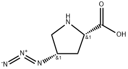 (2S,4S)-4-AZIDOPYRROLIDINE-2-CARBOXYLIC ACID HYDROCHLORIDE Struktur