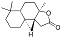 (3AR,9AS,9BR)-3A,6,6,9A-TETRAMETHYL-DECAHYDRO-NAPHTHO[2,1-B]FURAN-2-ONE Struktur