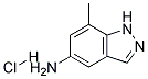 7-METHYL-1H-INDAZOL-5-AMINE HYDROCHLORIDE Struktur