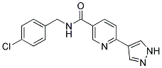 N-(4-CHLOROBENZYL)-6-(1H-PYRAZOL-4-YL)NICOTINAMIDE