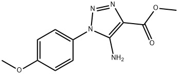 METHYL 5-AMINO-1-(4-METHOXYPHENYL)-1H-1,2,3-TRIAZOLE-4-CARBOXYLATE Struktur