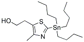 4-METHYL-2-(TRIBUTYLSTANNYL)THIAZOLE-5-ETHANOL Struktur