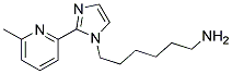 6[2-(6-METHYLPYRIDIN-2-YL)IMIDAZOL-1-YL]HEXYLAMINE Struktur