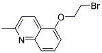 5-(2-BROMO-ETHOXY)-2-METHYL-QUINOLINE Struktur