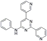 N-PHENYL-2,6-DIPYRIDIN-3-YLPYRIMIDIN-4-AMINE Struktur