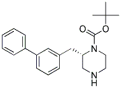 (S)-2-BIPHENYL-3-YLMETHYL-PIPERAZINE-1-CARBOXYLIC ACID TERT-BUTYL ESTER Struktur