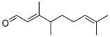 (E)-3,4,8-TRIMETHYL-NONA-2,7-DIENAL Struktur