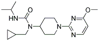 N-(CYCLOPROPYLMETHYL)-N'-ISOPROPYL-N-[1-(4-METHOXYPYRIMIDIN-2-YL)PIPERIDIN-4-YL]UREA Struktur