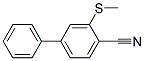 3-METHYLSULFANYL-BIPHENYL-4-CARBONITRILE Struktur
