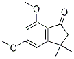 5,7-DIMETHOXY-3,3-DIMETHYL-INDAN-1-ONE Struktur