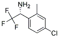 (R)-1-(4-CHLORO-2-METHYL-PHENYL)-2,2,2-TRIFLUORO-ETHYLAMINE Struktur