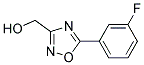 (5-(3-FLUOROPHENYL)-1,2,4-OXADIAZOL-3-YL)METHANOL Struktur