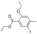 ETHYL 2-ETHOXY-5-IODO-4-METHYLBENZOATE Struktur