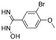 3-BROMO-N-HYDROXY-4-METHOXY-BENZAMIDINE Struktur