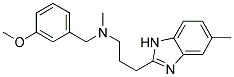 N-(3-METHOXYBENZYL)-N-METHYL-3-(5-METHYL-1H-BENZIMIDAZOL-2-YL)PROPAN-1-AMINE Struktur