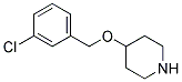 4-[(3-CHLOROBENZYL)OXY]PIPERIDINE Struktur