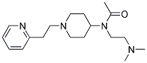 N-[2-(DIMETHYLAMINO)ETHYL]-N-[1-(2-PYRIDIN-2-YLETHYL)PIPERIDIN-4-YL]ACETAMIDE Struktur