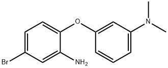 5-BROMO-2-[3-(DIMETHYLAMINO)PHENOXY]ANILINE Struktur