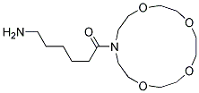 6-AMINO-1-(1,4,7,10-TETRAOXA-13-AZA-CYCLOPENTADEC-13-YL)-HEXAN-1-ONE Struktur