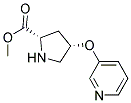 METHYL (2S,4S)-4-(3-PYRIDINYLOXY)-2-PYRROLIDINECARBOXYLATE Struktur