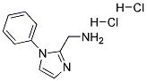 C-(1-PHENYL-1H-IMIDAZOL-2-YL)-METHYLAMINE 2HCL Struktur