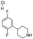 4-(2,5-DIFLUOROPHENYL)PIPERIDINE HYDROCHLORIDE Struktur