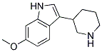 6-METHOXY-3-(PIPERIDIN-3-YL)-1H-INDOLE Struktur