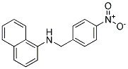 N-(1-NAPHTHYL)-4-NITROBENZYLAMINE Struktur