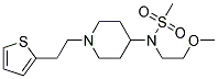 N-(2-METHOXYETHYL)-N-(1-[2-(2-THIENYL)ETHYL]PIPERIDIN-4-YL)METHANESULFONAMIDE Struktur