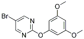 5-BROMO-2-(3,5-DIMETHOXYPHENOXY)PYRIMIDINE Struktur