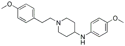 N-(4-METHOXYPHENYL)-1-[2-(4-METHOXYPHENYL)ETHYL]PIPERIDIN-4-AMINE Struktur