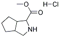 OCTAHYDRO-CYCLOPENTA[C]PYRROLE-1-CARBOXYLIC ACID METHYL ESTER HYDROCHLORIDE Struktur