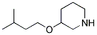 3-(ISOPENTYLOXY)PIPERIDINE Struktur