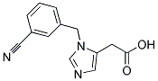 [3-(3-CYANO-BENZYL)-3H-IMIDAZOL-4-YL]-ACETIC ACID Struktur