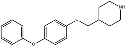 4-[(4-PHENOXYPHENOXY)METHYL]PIPERIDINE Struktur