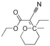 CYANO-[2-ETHYL-2-METHYL-TETRAHYDRO-PYRAN-(4E)-YLIDENE]-ACETIC ACID ETHYL ESTER Struktur