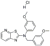 N-(3-METHOXYBENZYL)-N-(3-METHOXYPHENYL)[1,3]THIAZOLO[5,4-B]PYRIDIN-2-AMINE HYDROCHLORIDE Struktur